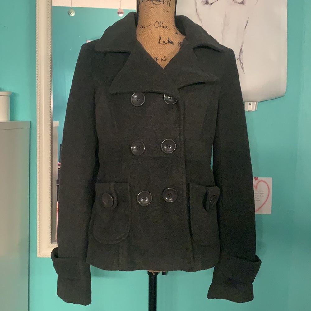 Dark Grey Pea Coat
